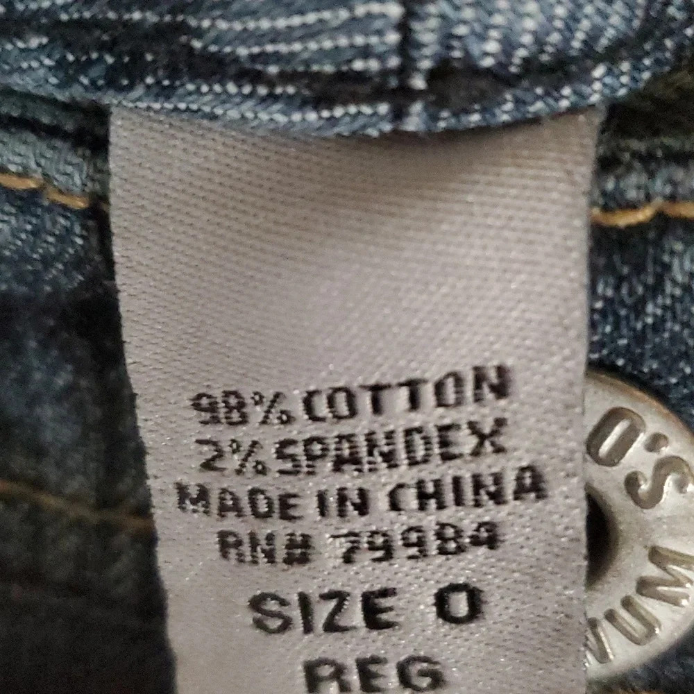 CHICO'S Womens Platinum Straight Leg Jeans Mid Rise Cotton & Spandex - Picture 4 of 13